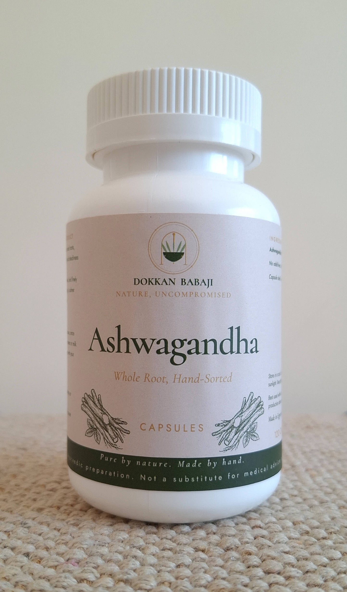 Ashwagandha - Whole Root, Hand-sorted