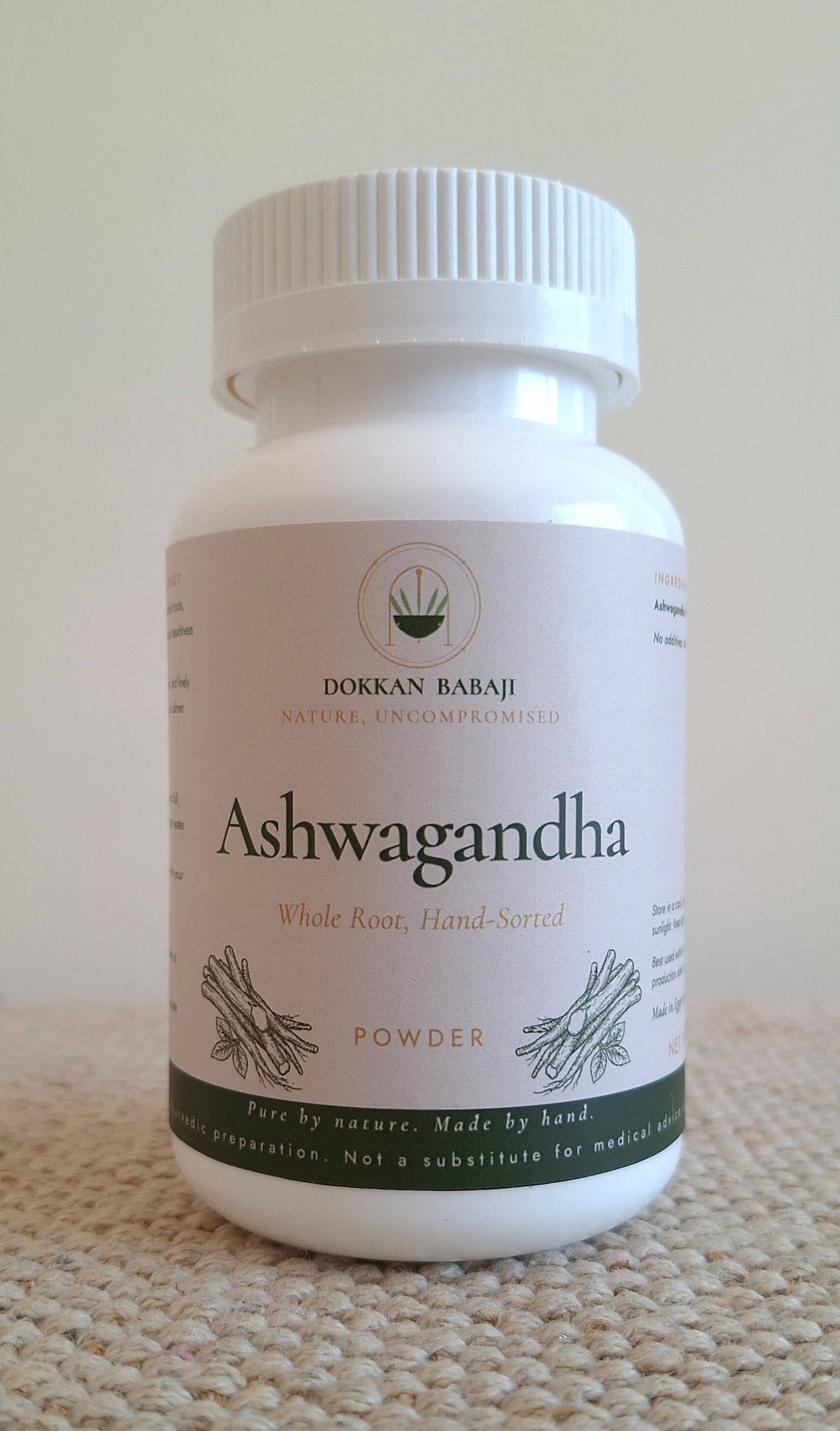Ashwagandha - Whole Root, Hand-sorted